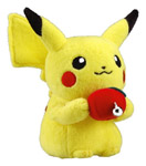 surfing pikachu plush toy